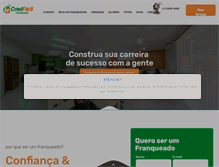 Tablet Screenshot of franquiascredfacil.com.br